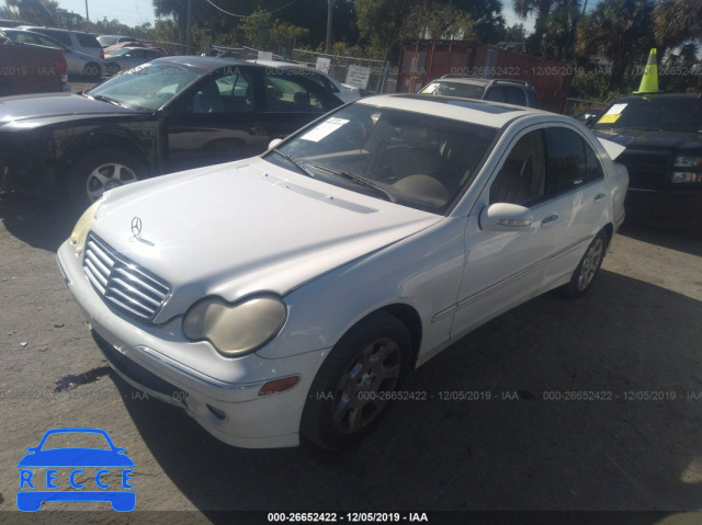 2005 MERCEDES-BENZ C-CLASS 2.6L WDBRF61J65F587940 зображення 1