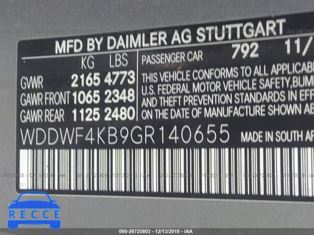2016 MERCEDES-BENZ C-CLASS 300 4MATIC WDDWF4KB9GR140655 image 8