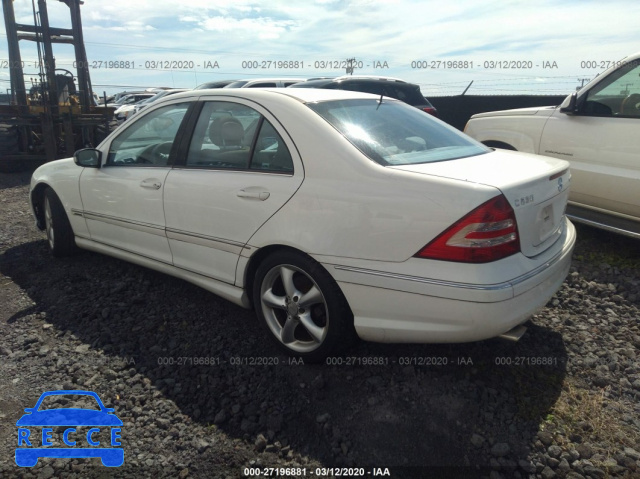 2005 MERCEDES-BENZ C-CLASS 230K SPORT SEDAN WDBRF40J45F654993 image 2