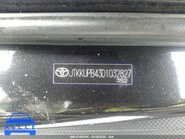 2013 SCION XD JTKKUPB43D1032827 зображення 8