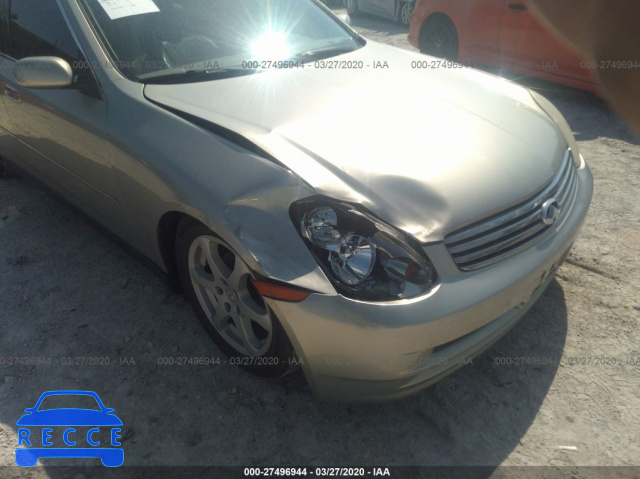 2004 INFINITI G35 SEDAN W/LEATHER JNKCV51E84M601997 зображення 5