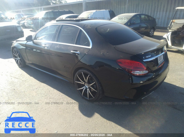 2016 MERCEDES-BENZ C-CLASS 300 55SWF4JB3GU098032 image 2