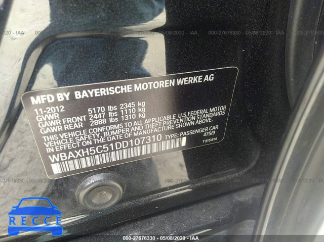 2013 BMW 5 SERIES 528I XDRIVE WBAXH5C51DD107310 Bild 8