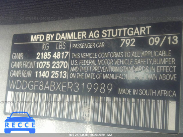 2014 MERCEDES-BENZ C-CLASS 300 4MATIC WDDGF8ABXER319989 image 8