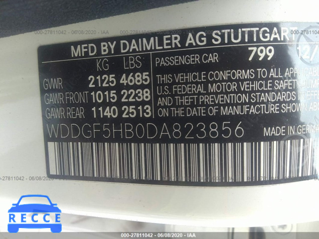 2013 MERCEDES-BENZ C-CLASS 350 WDDGF5HB0DA823856 image 8