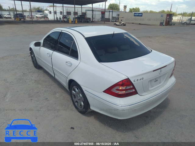 2005 MERCEDES-BENZ C-CLASS 240 WDBRF61J35F601373 image 2