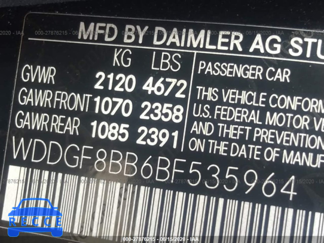 2011 MERCEDES-BENZ C-CLASS 300 4MATIC WDDGF8BB6BF535964 image 8