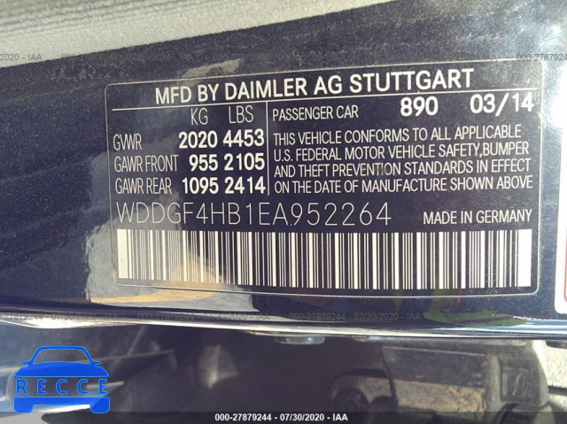 2014 MERCEDES-BENZ C-CLASS 250 WDDGF4HB1EA952264 image 8