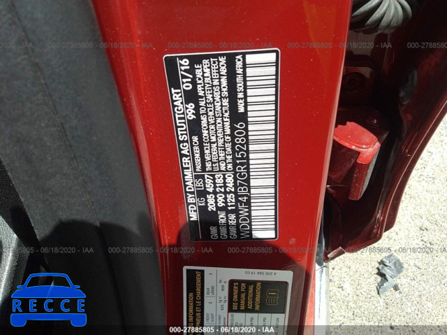 2016 MERCEDES-BENZ C-CLASS 300 WDDWF4JB7GR152806 image 8