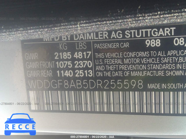 2013 MERCEDES-BENZ C-CLASS 300 4MATIC WDDGF8AB5DR255598 image 8