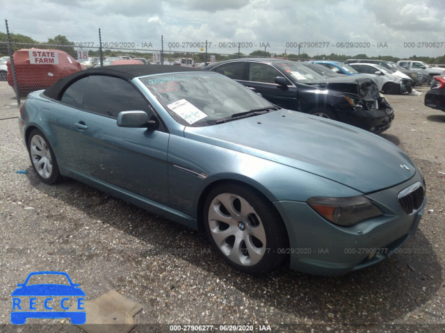 2005 BMW 6 SERIES CI AUTOMATICATIC WBAEK73485B326094 image 0