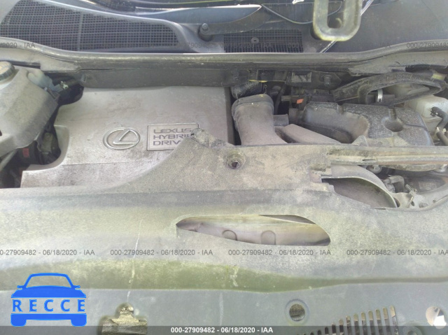 2012 LEXUS RX 450H 450 JTJBC1BAXC2434864 image 9