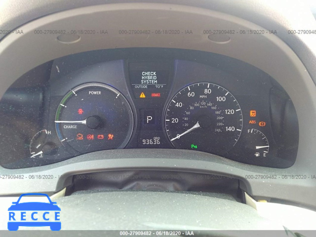 2012 LEXUS RX 450H 450 JTJBC1BAXC2434864 image 6