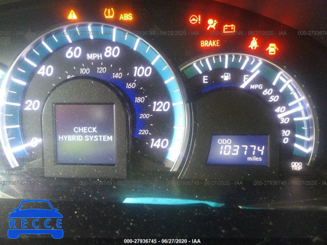 2014 TOYOTA CAMRY HYBRID HYBRID/LE/XLE 4T1BD1FK9EU128227 image 6
