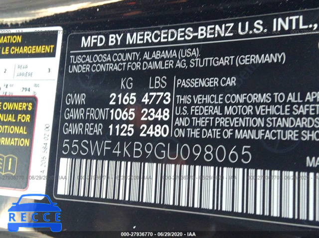 2016 MERCEDES-BENZ C-CLASS 300 4MATIC 55SWF4KB9GU098065 image 8