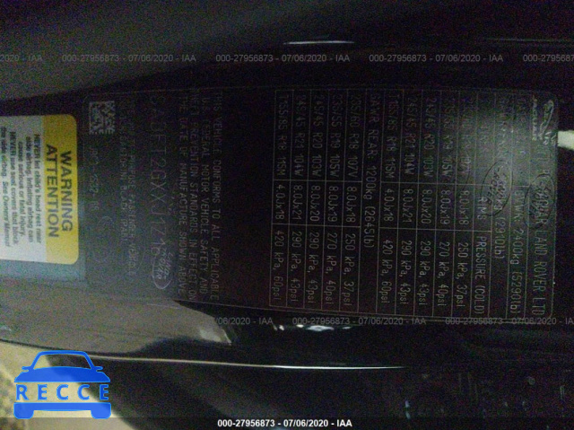 2018 JAGUAR E-PACE R-DYNAMIC S SADFT2GXXJ1Z16507 зображення 8