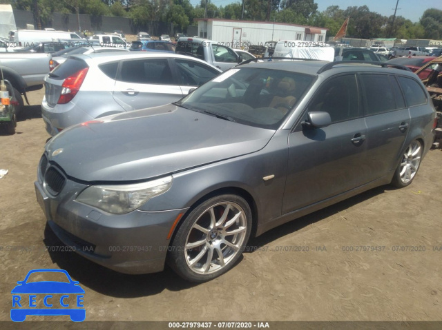 2008 BMW 5 SERIES XI WBAPT73538CX00429 Bild 1