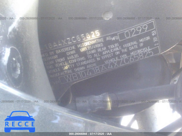 1999 BMW R1100 RT WB10418A4XZC65825 image 9