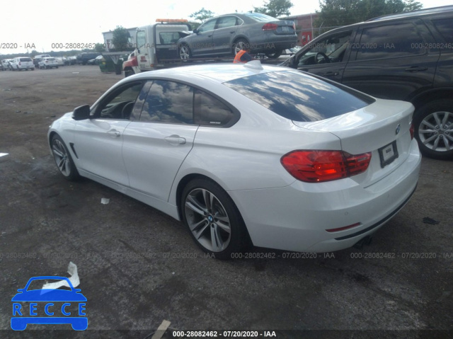 2015 BMW 4 SERIES I/GRAN COUPE WBA4A5C50FG051093 image 2