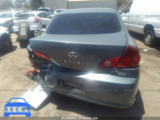 2006 INFINITI G35 SEDAN JNKCV51F36M603538 image 5