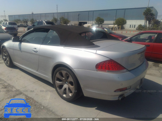 2006 BMW 6 SERIES I WBAEK13446CN75629 image 2