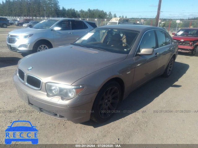 2004 BMW 7 SERIES 745I WBAGL63554DP72635 image 1