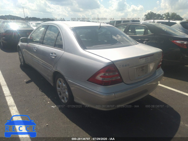 2005 MERCEDES-BENZ C-CLASS 2.6L WDBRF81J15F677265 image 2