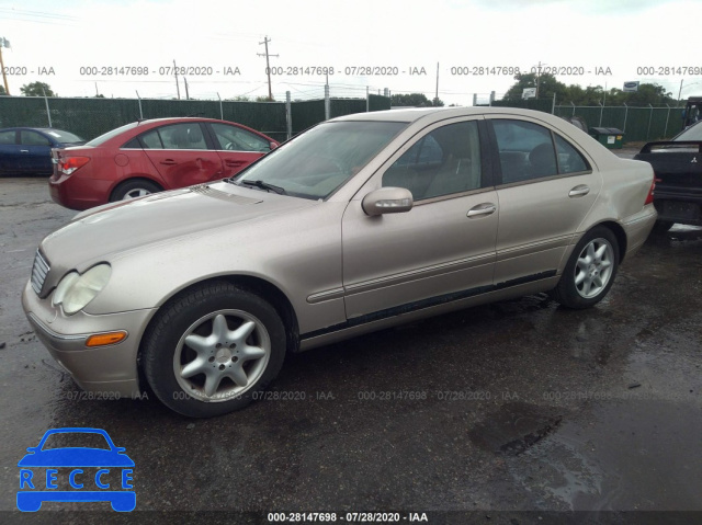 2001 MERCEDES-BENZ C-CLASS WDBRF61J61F086881 зображення 1