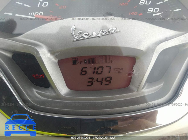 2015 VESPA GTS 300 SUPER ZAPM459L6F5100713 image 6