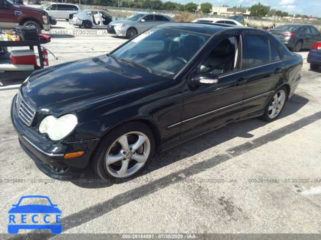 2006 MERCEDES-BENZ C-CLASS SPORT WDBRF52H76F748657 image 1