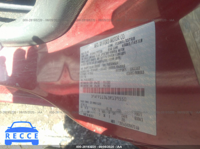 2003 FORD ZX2 ZX2 3FAFP11363R139550 image 8
