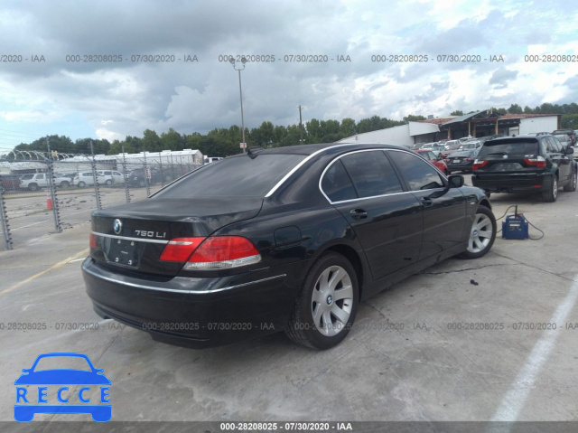 2007 BMW 7 SERIES 750LI WBAHN83557DT74890 зображення 3