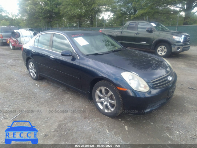 2006 INFINITI G35 SEDAN JNKCV51F36M601661 зображення 0