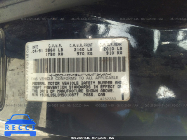 1991 SAAB 900 YS3AL35L3M5010877 image 8