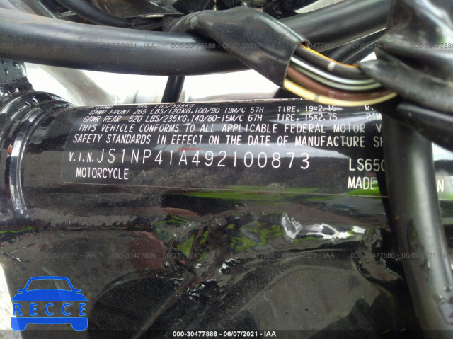 2009 SUZUKI LS650  JS1NP41A492100873 image 9