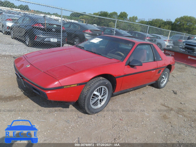 1984 PONTIAC FIERO SE 1G2AF37R7EP305023 image 1