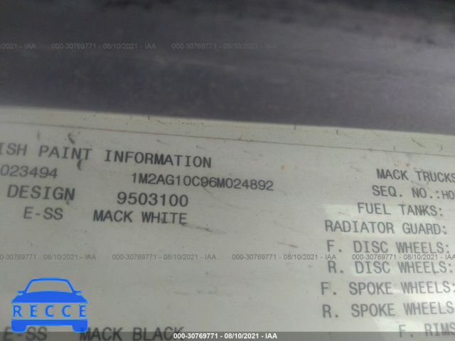 2006 MACK 700 CV700 1M2AG10C96M024892 image 8