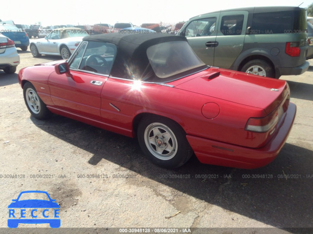 1991 ALFA ROMEO SPIDER  ZARBB32G0M6006615 image 2