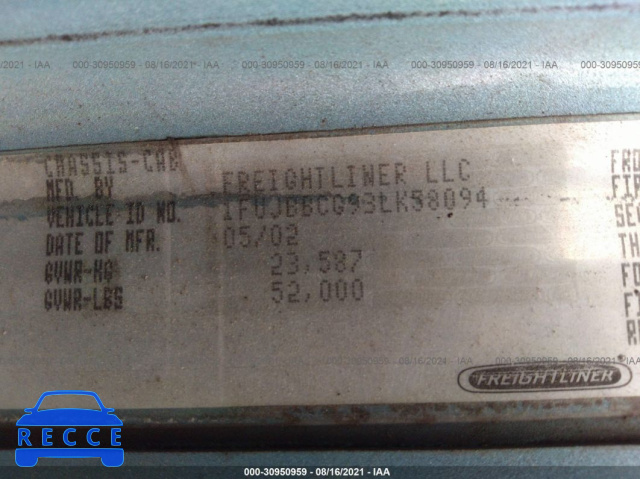 2003 FREIGHTLINER ST120 ST120 1FUJBBCG93LK58094 image 8