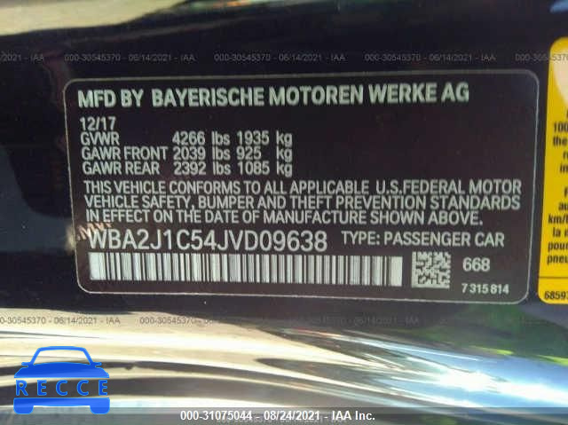 2018 BMW 2 SERIES 230I WBA2J1C54JVD09638 зображення 8