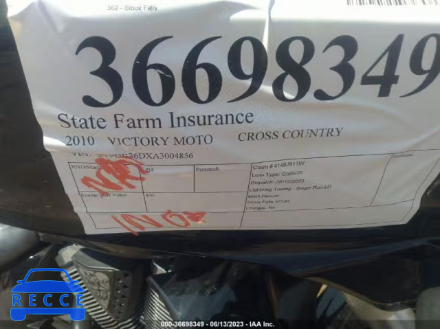 2010 VICTORY MOTORCYCLES CROSS COUNTRY 5VPDB36DXA3004856 image 6