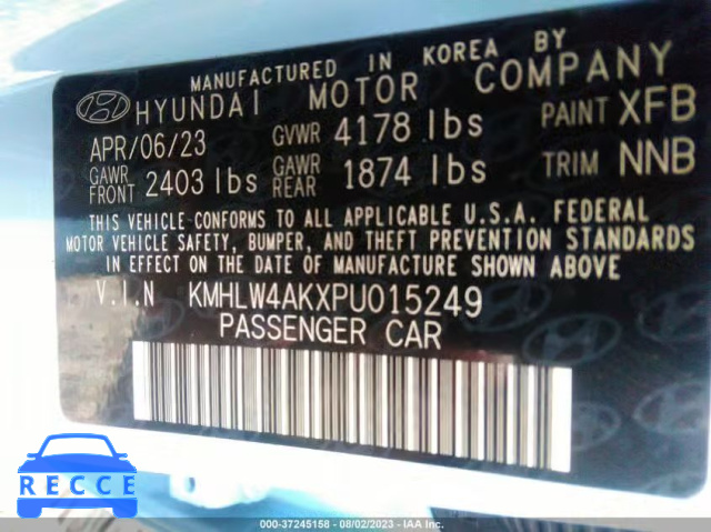 2023 HYUNDAI ELANTRA N KMHLW4AKXPU015249 Bild 8