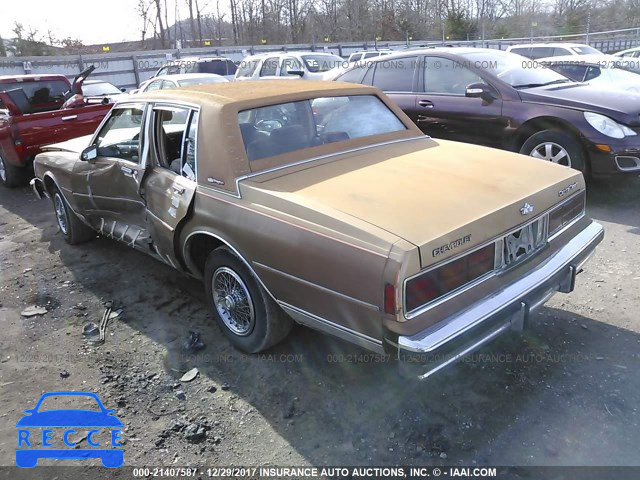 1987 CHEVROLET CAPRICE CLASSIC BROUGHAM 1G1BU51H8HX125712 image 2