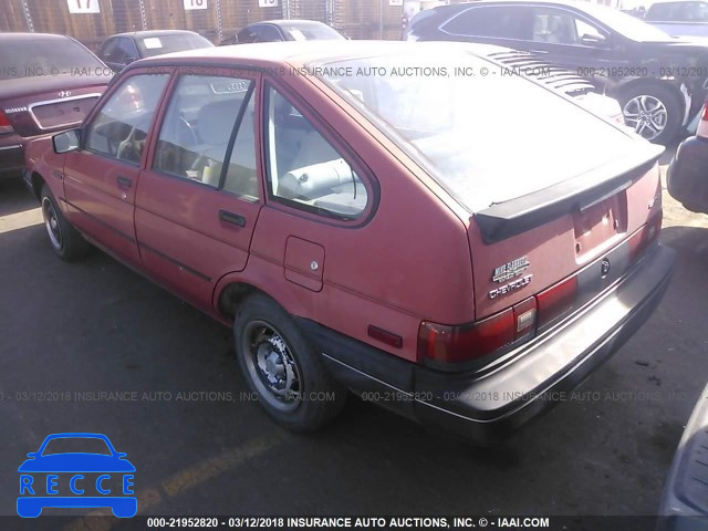 1987 CHEVROLET NOVA 1Y1SK614XHZ058031 image 2