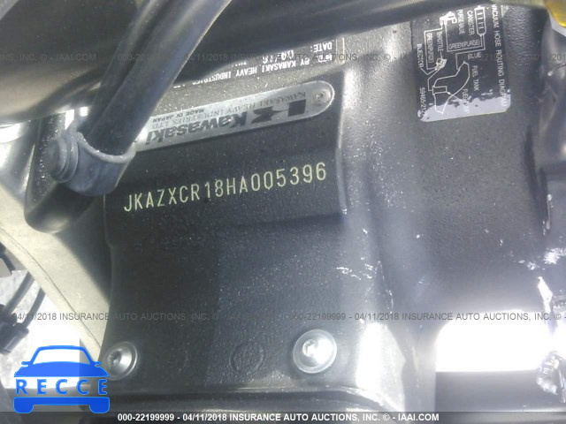 2017 KAWASAKI ZX1000 R JKAZXCR18HA005396 image 9