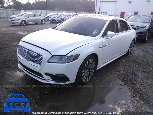 2017 LINCOLN CONTINENTAL SELECT 1LN6L9SK5H5627792 зображення 1