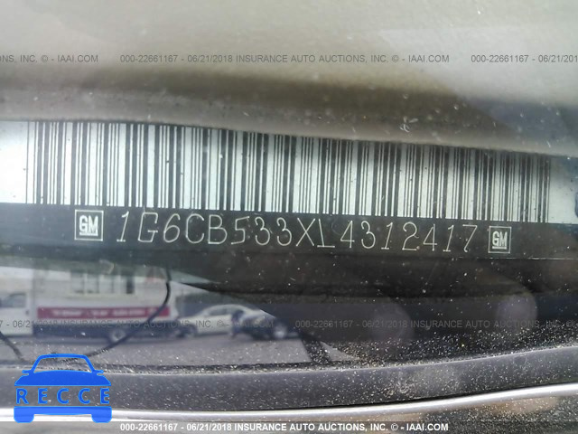 1990 CADILLAC FLEETWOOD 1G6CB533XL4312417 image 8