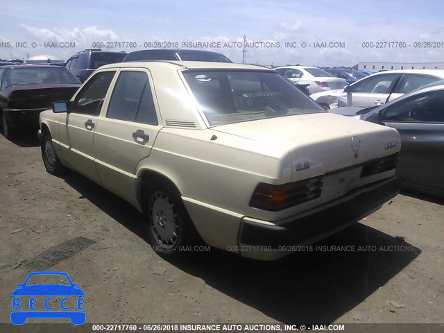 1991 MERCEDES-BENZ 190 E 2.6 WDBDA29D1MF773822 зображення 2