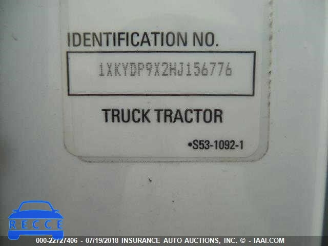 2017 KENWORTH T680 T680 1XKYDP9X2HJ156776 image 8