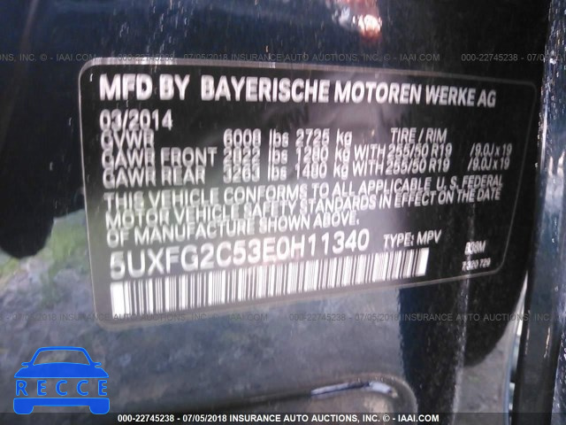 2014 BMW X6 XDRIVE35I 5UXFG2C53E0H11340 image 8